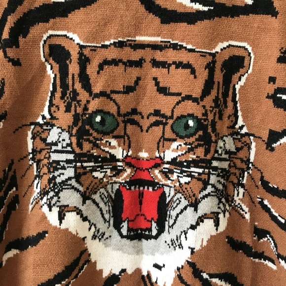 Simplee Tiger Sweater Woman Size Large - Picture 5 of 12